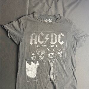 AC/DC Black 'Highway to Hell' Band Graphic Tee